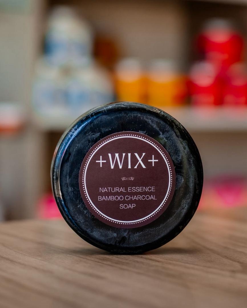 +Wix+ Bamboo Charcoal Soap (3Pcs - 100g each)